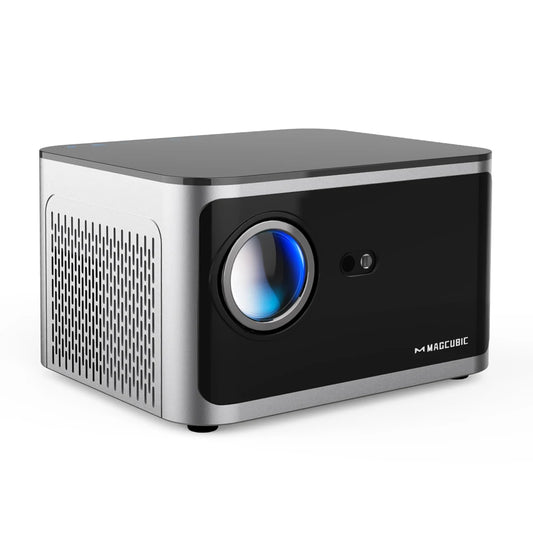 4K Smart Projector with Android 11, 580 ANSI Lumens, 1920x1080P Full HD, Wi-Fi 6, Bluetooth 5.0, Allwinner H713, and Voice Control for Home Theater Applications