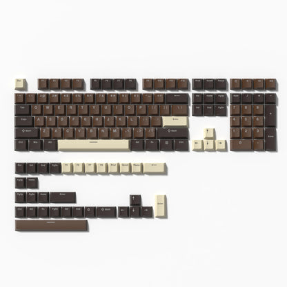 168-Key Double Shot PBT Keycap Set for Cherry MX and Gateron Switches - Custom WOB Cherry Profile Gaming Keyboard Keycaps