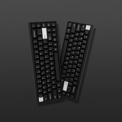168-Key Double Shot PBT Keycap Set for Cherry MX and Gateron Switches - Custom WOB Cherry Profile Gaming Keyboard Keycaps