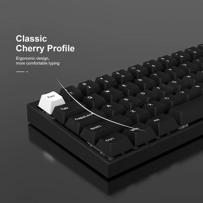 168-Key Double Shot PBT Keycap Set for Cherry MX and Gateron Switches - Custom WOB Cherry Profile Gaming Keyboard Keycaps